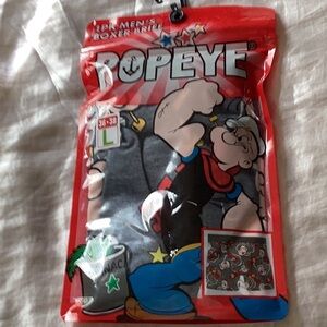 NWT Fun Popeye Size Large Boxer Briefs Brand New With Tags Perfect Gift